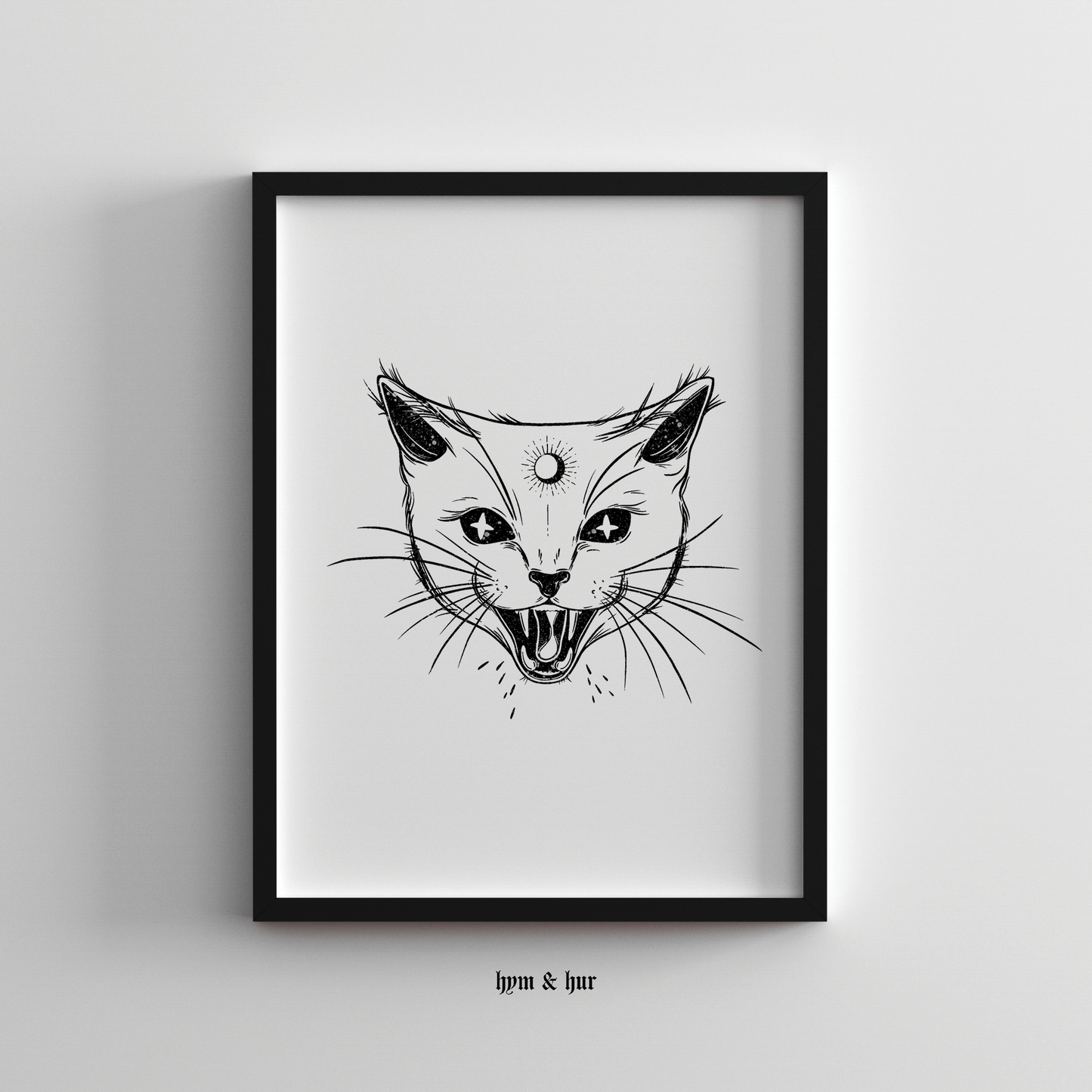 Bad Kitty Print - Digital Download