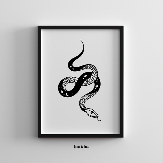 Serpent Stars Print - Digital Download