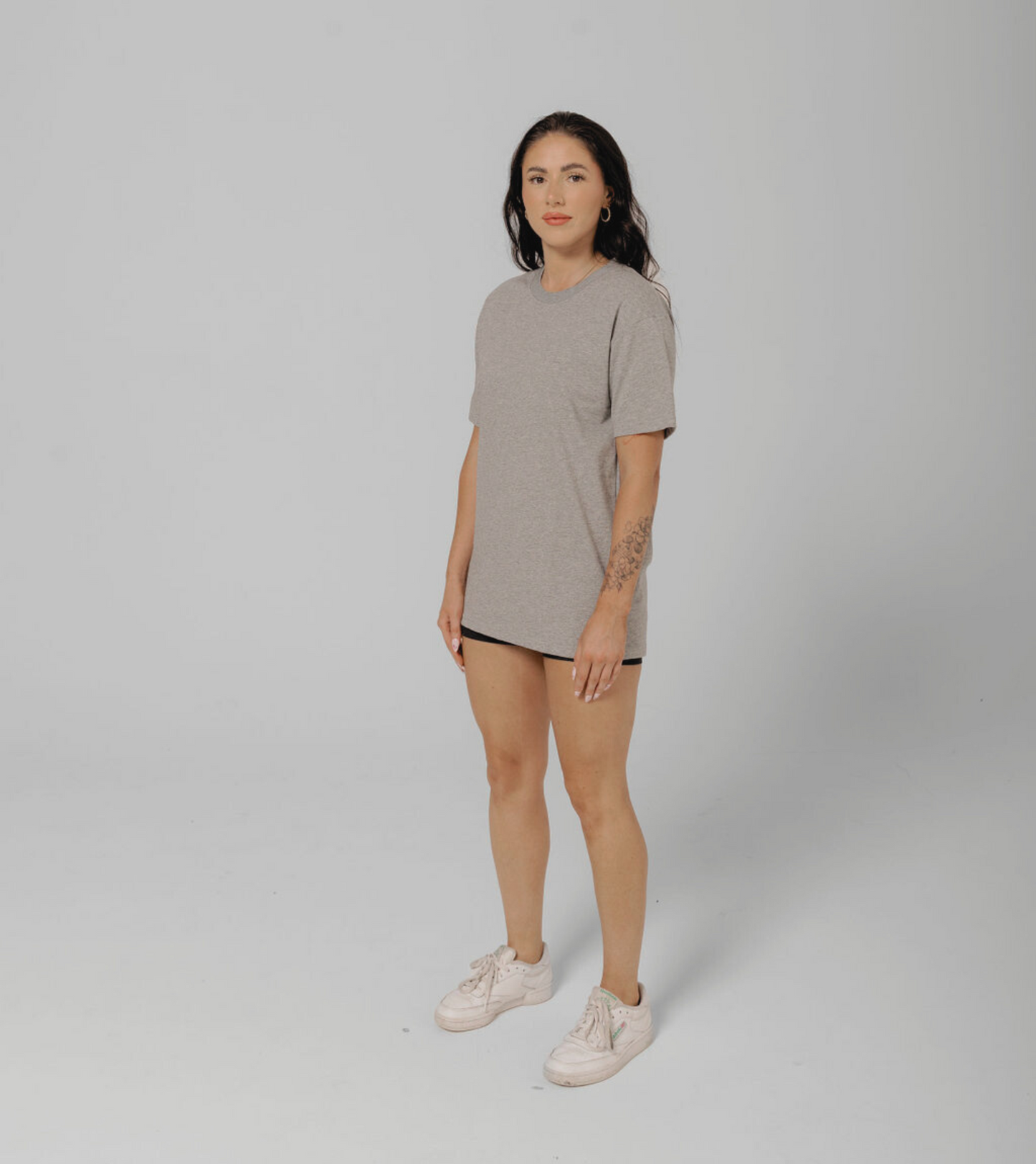 BAD BLOOD ROSE TEE - GREY