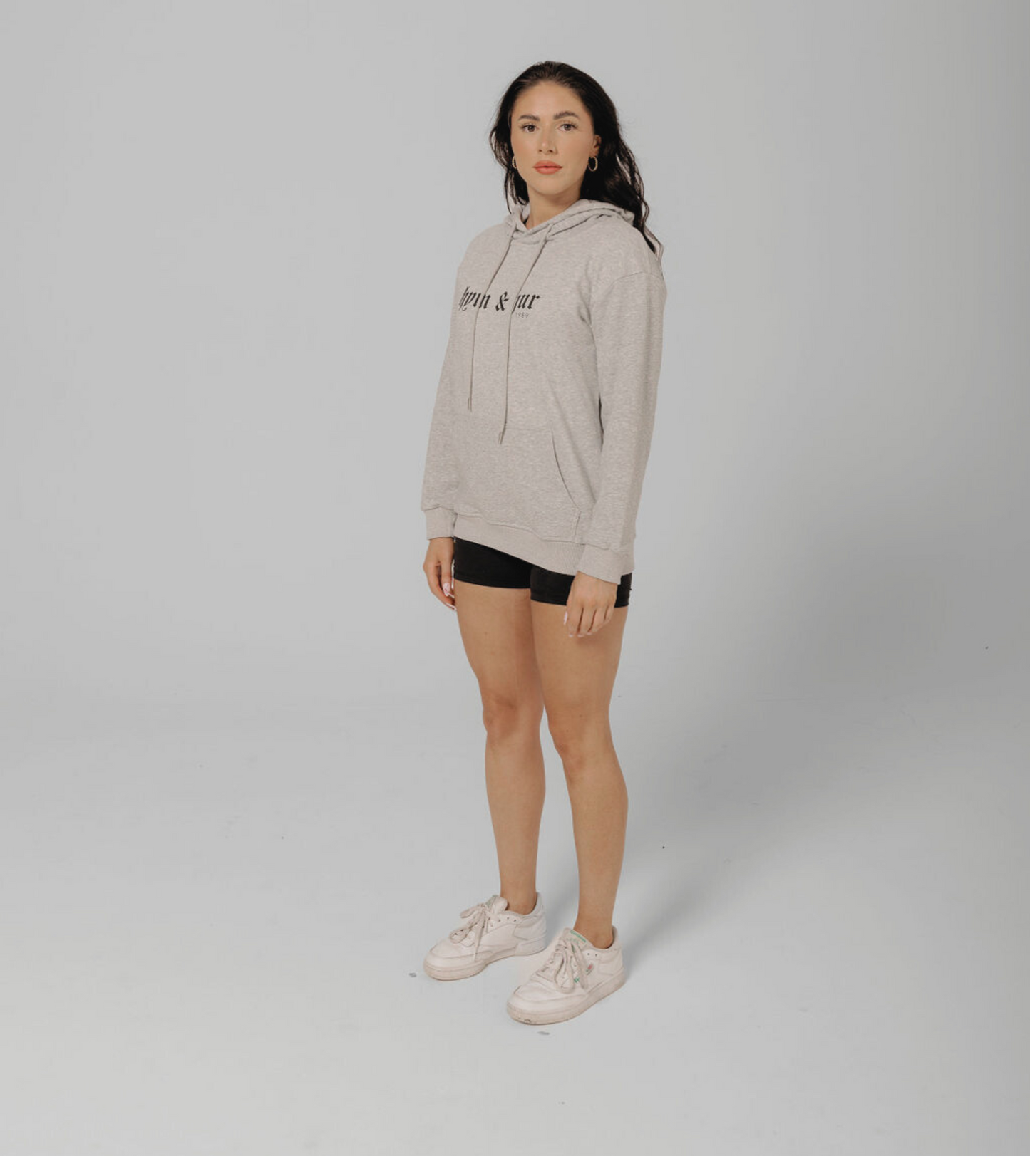 HYM & HUR HOODIE - GREY
