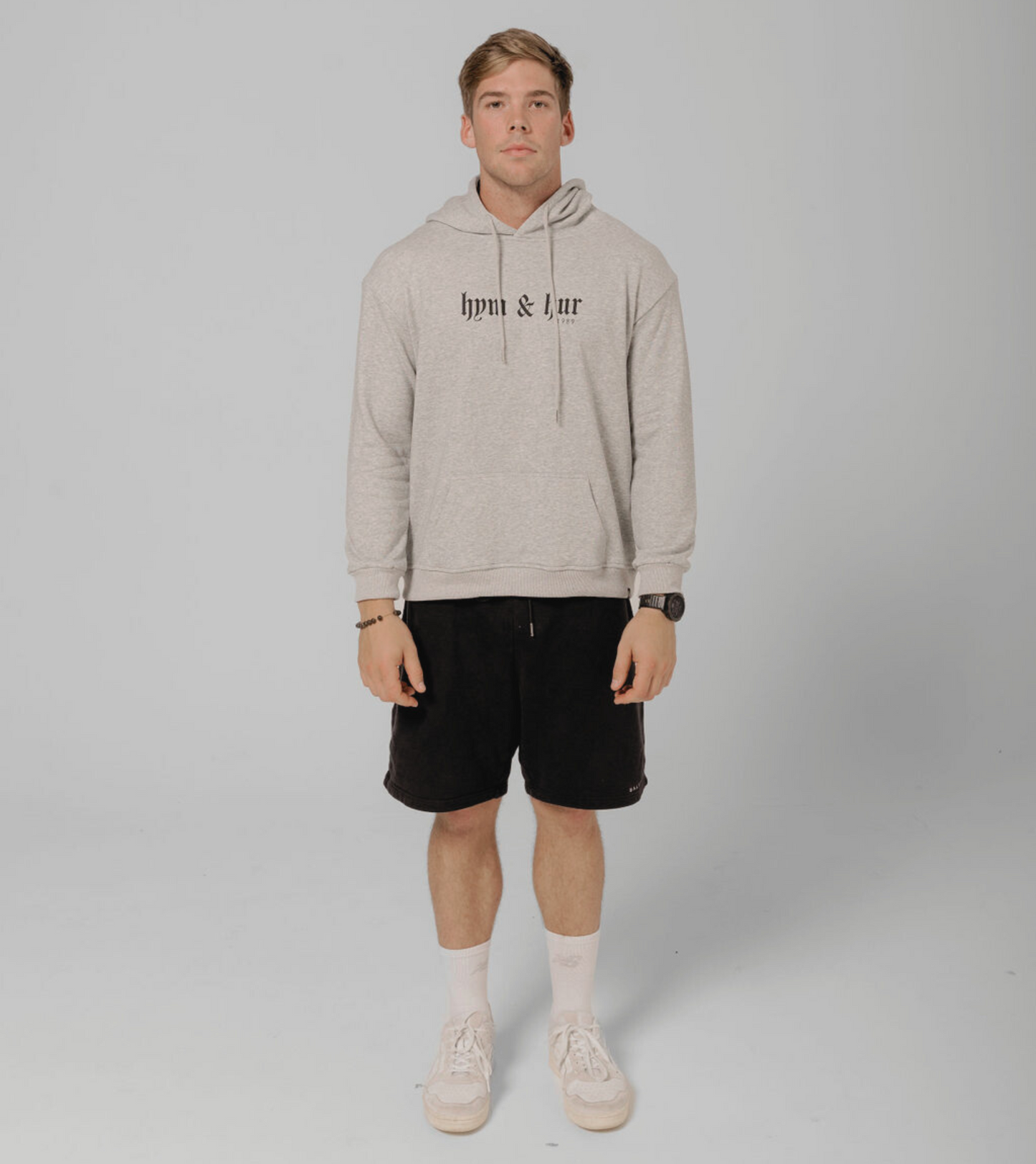 HYM & HUR HOODIE - GREY