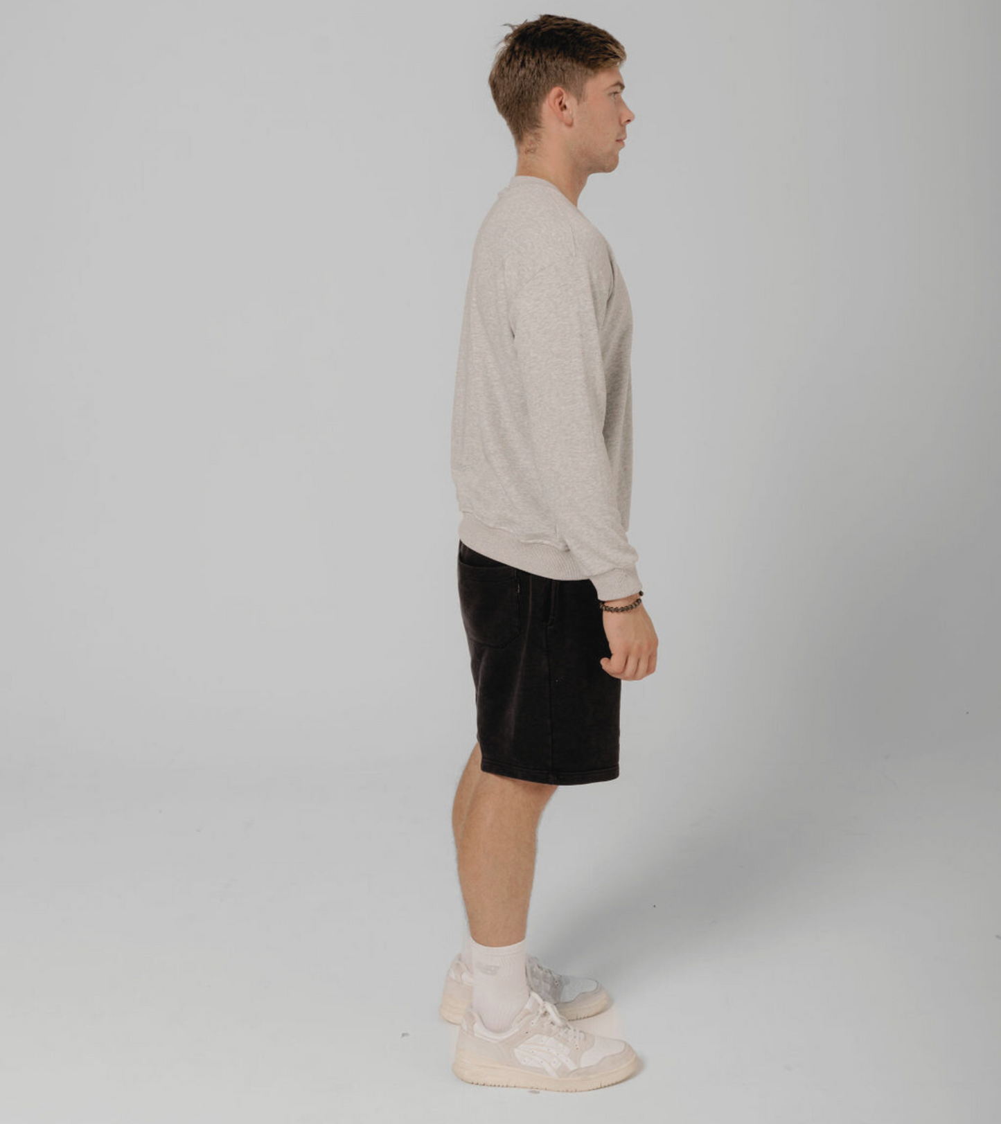 HYM AND HUR CREW - GREY
