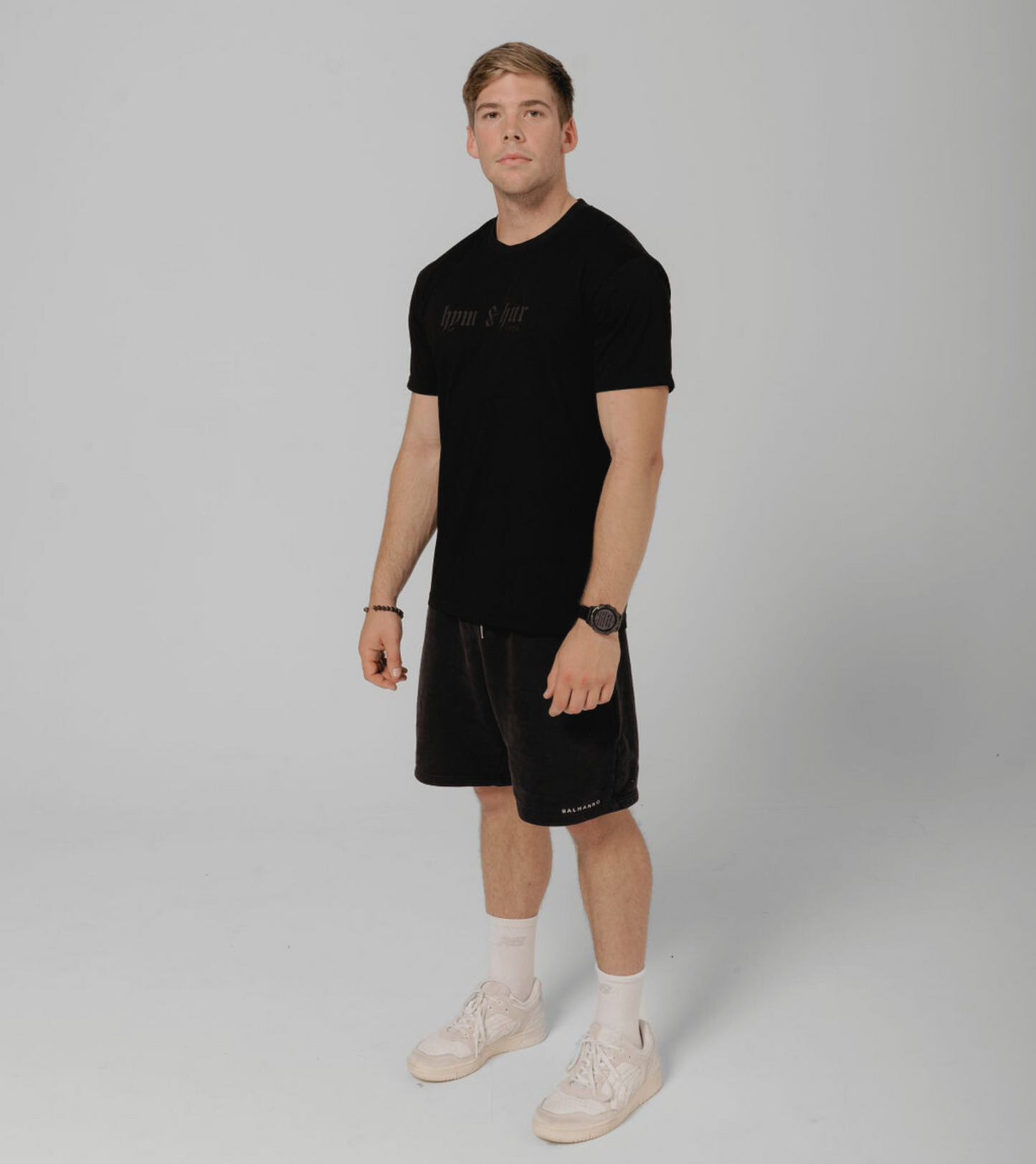 HYM AND HUR TEE - BLACK