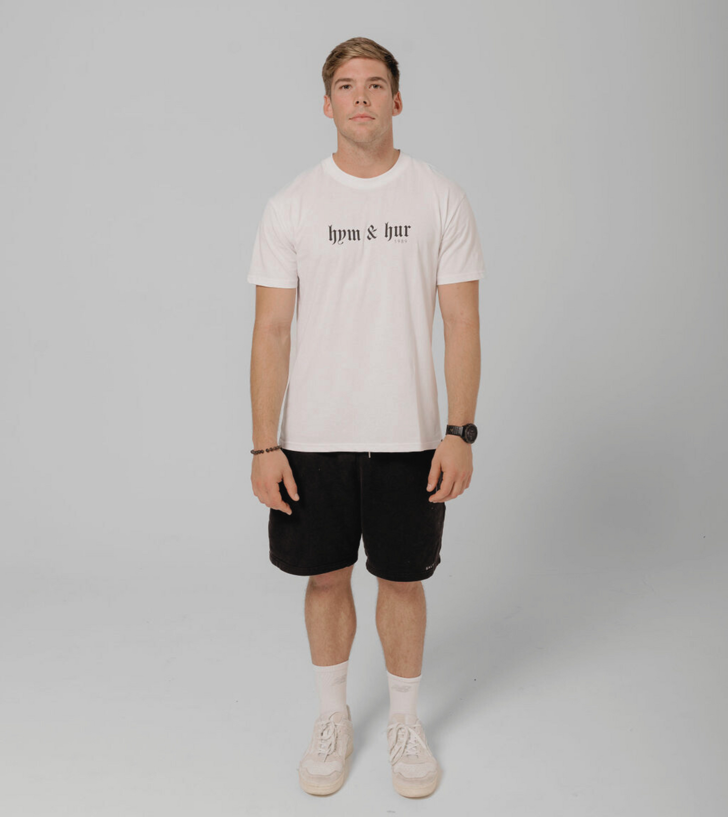 HYM AND HUR TEE - WHITE