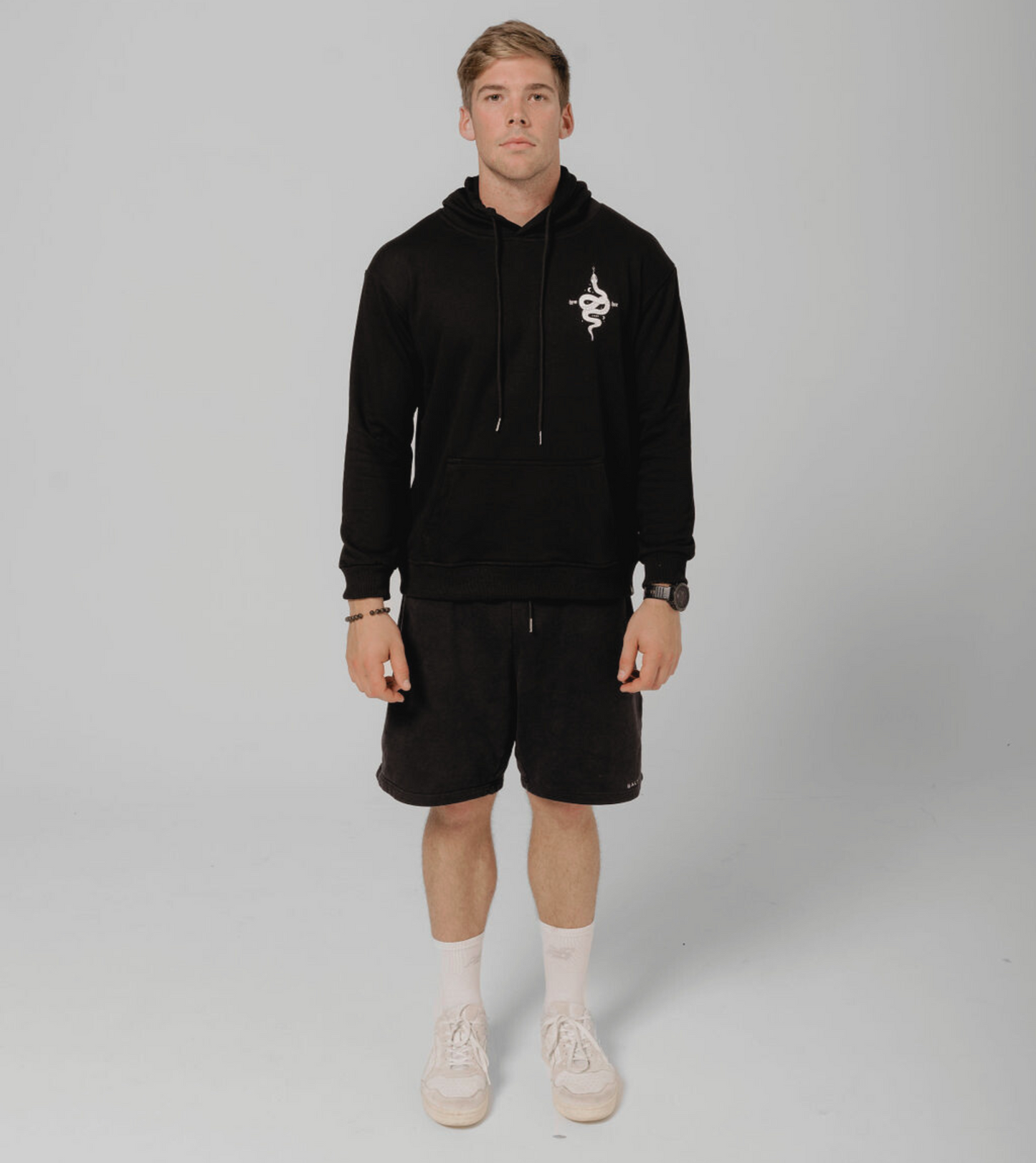 SERPENT HOODIE - BLACK