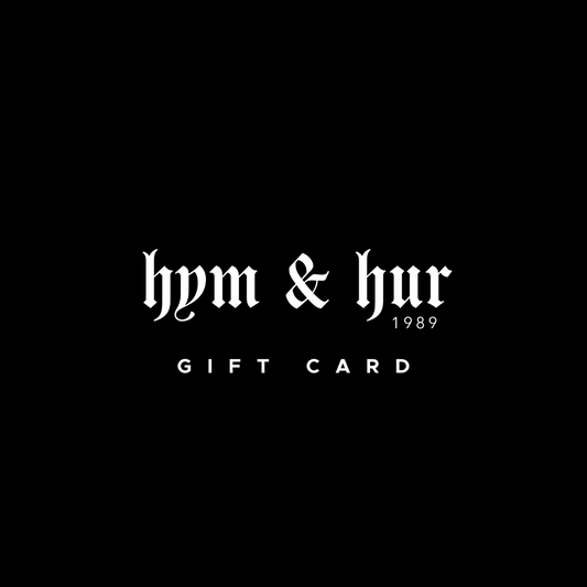 HYM & HUR. 1989 gift card