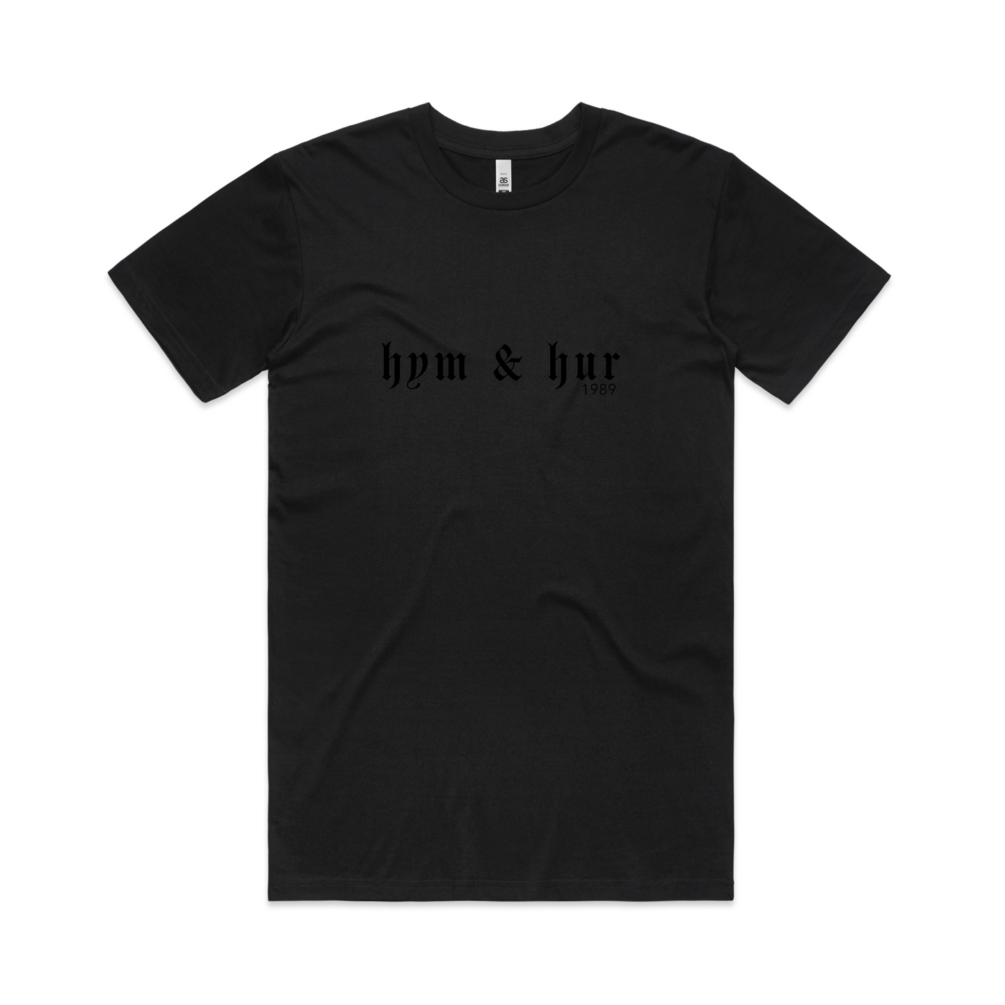 HYM AND HUR TEE - BLACK