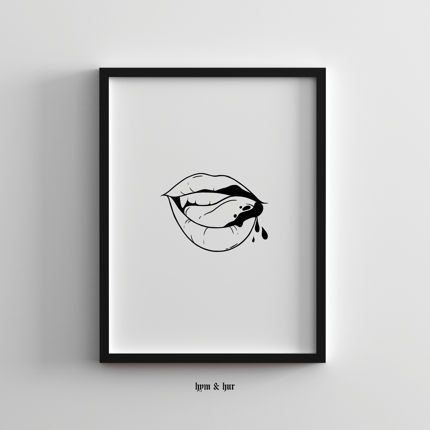 Lick your lips Print - Digital Download