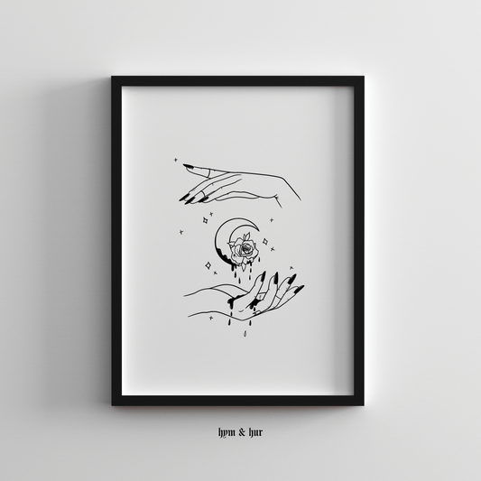 Moon magic Print - Digital Download