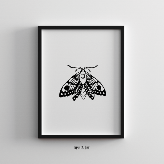 Moth Print - Digital Download