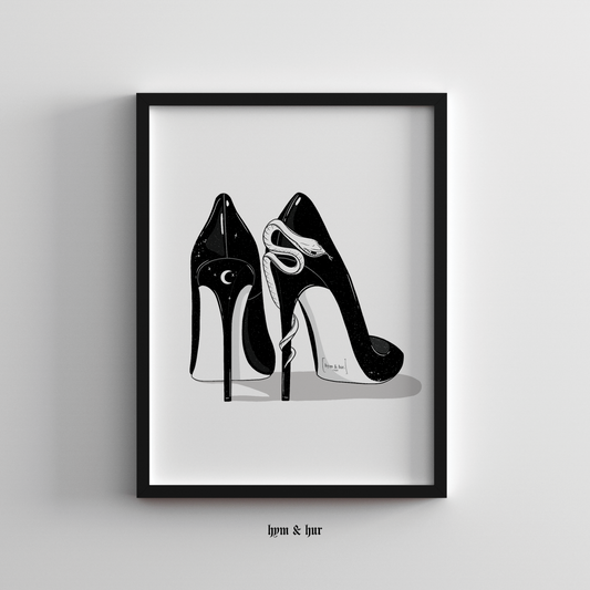 Snake Heels Print - Digital Download