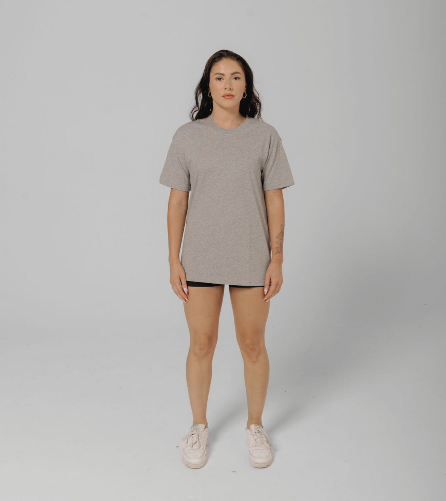 BAD BLOOD ROSE TEE - GREY