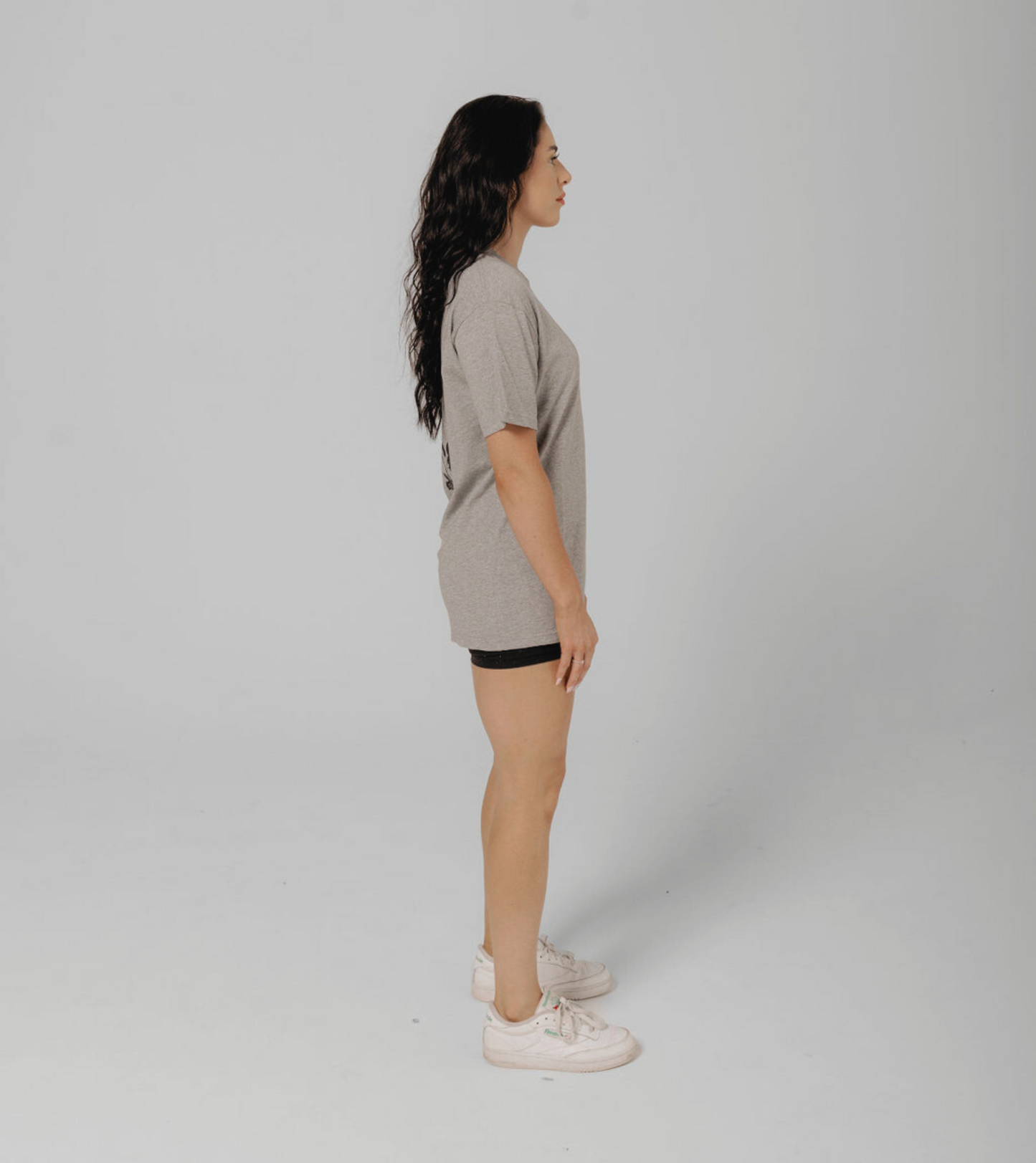 BAD BLOOD ROSE TEE - GREY