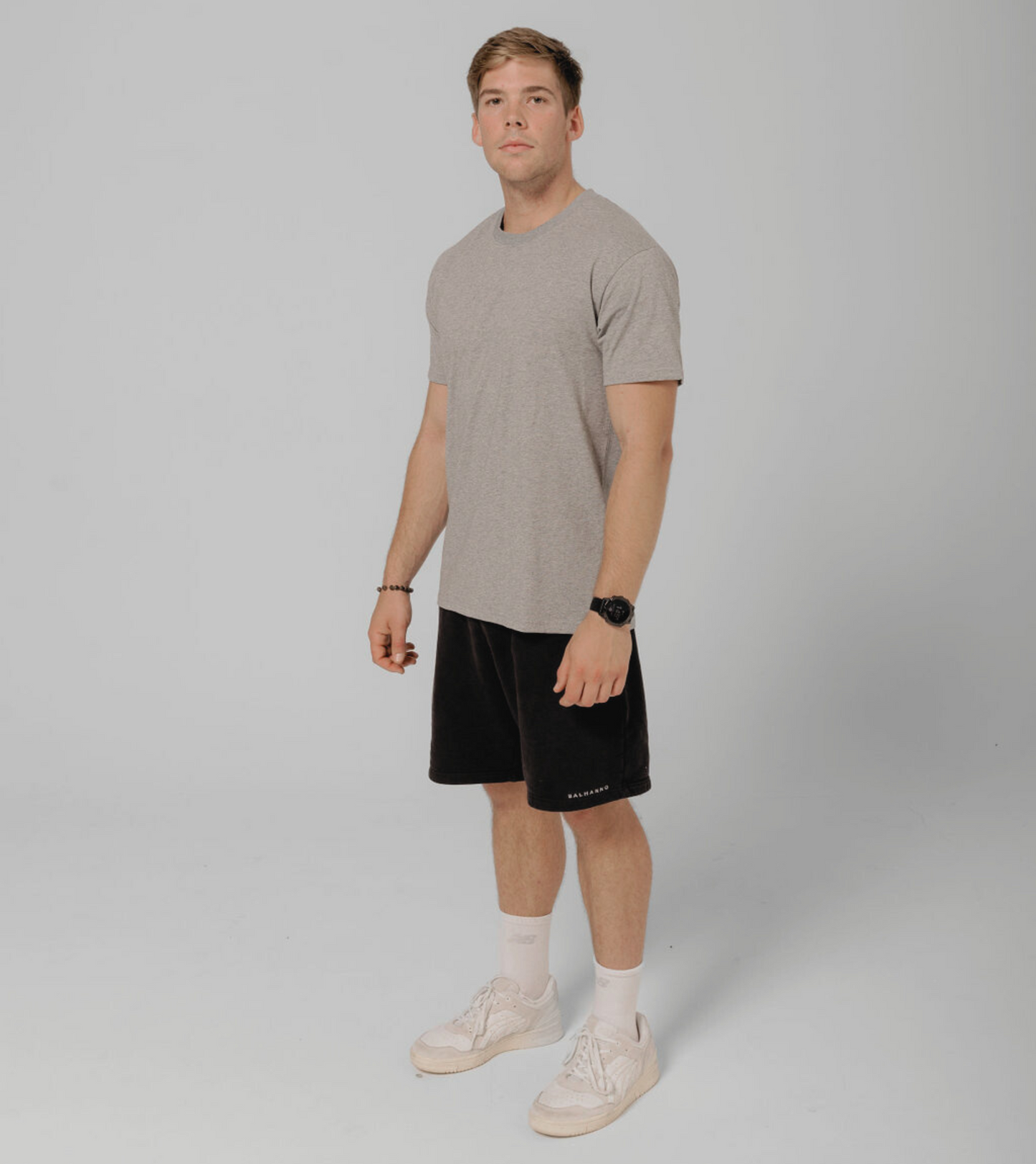 BAD BLOOD ROSE TEE - GREY